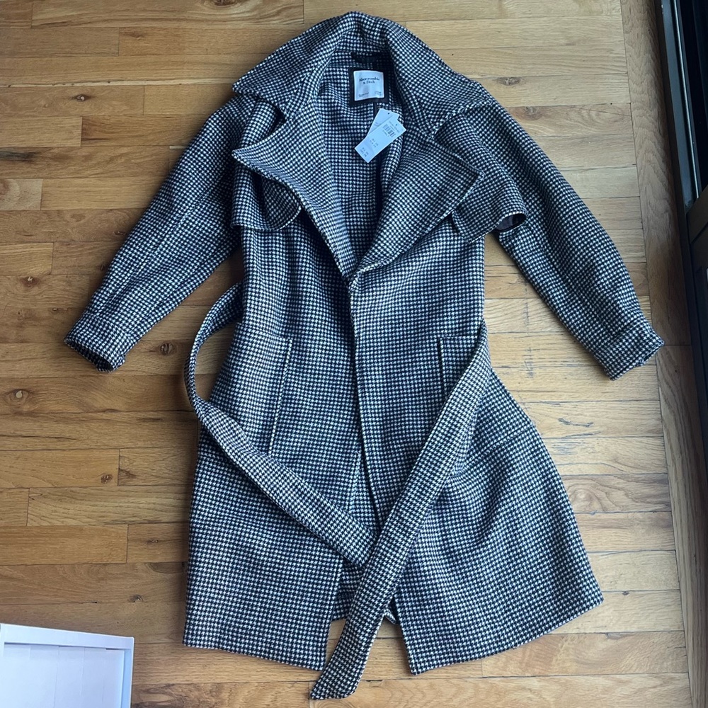Abercrombie Checkered Coat